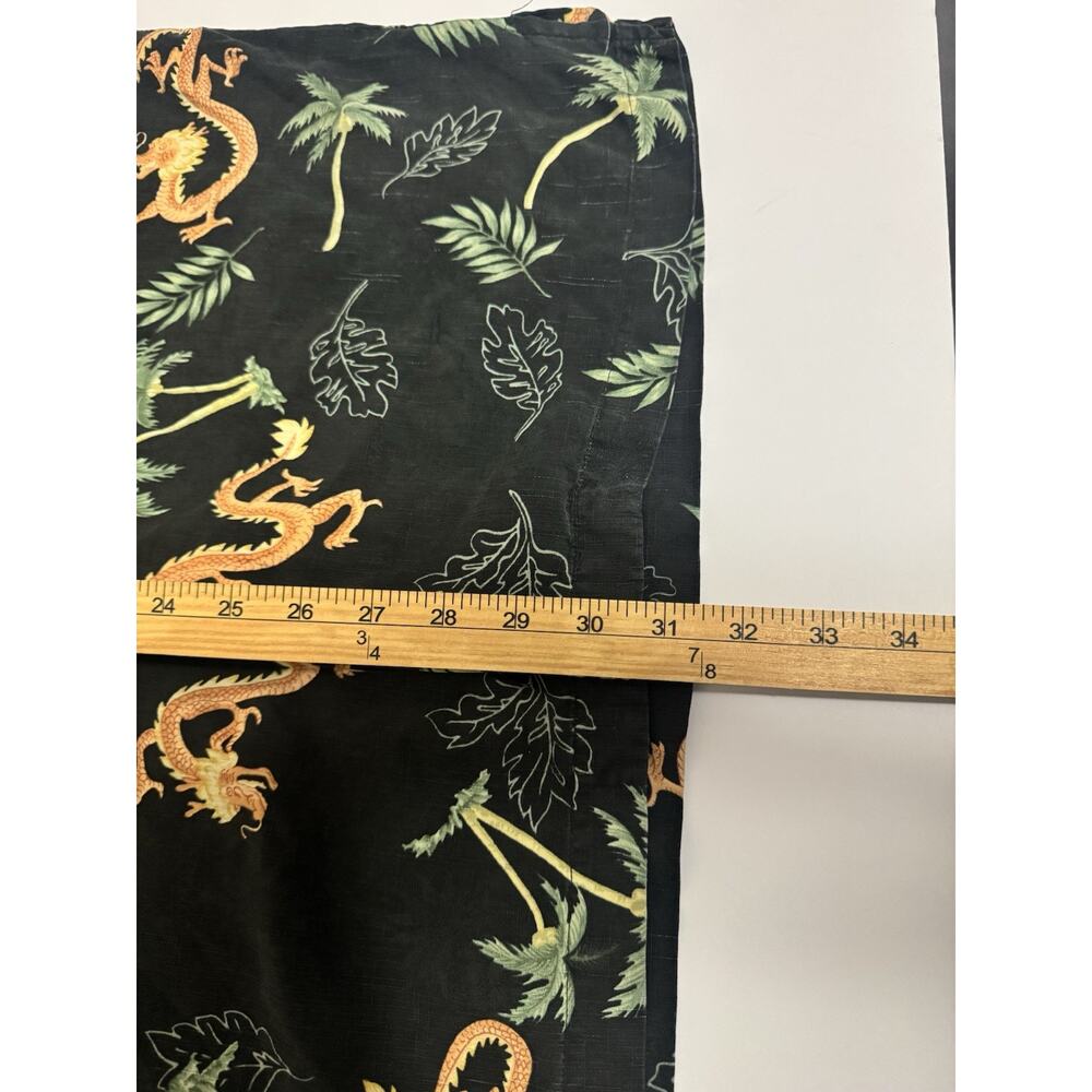 Tommy Bahama Hawaiian Shirt Silk Size L Chinese Dragon Cruise Tropical Beach - Picture 8 of 11